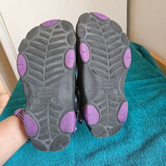 Crocs For Kid Black Panther Size J1 - Picture 3 of 4